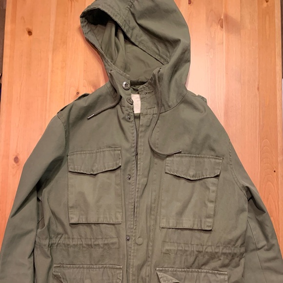 CottonOn Mens Green Military Style Jacket, Size M - Picture 1 of 3